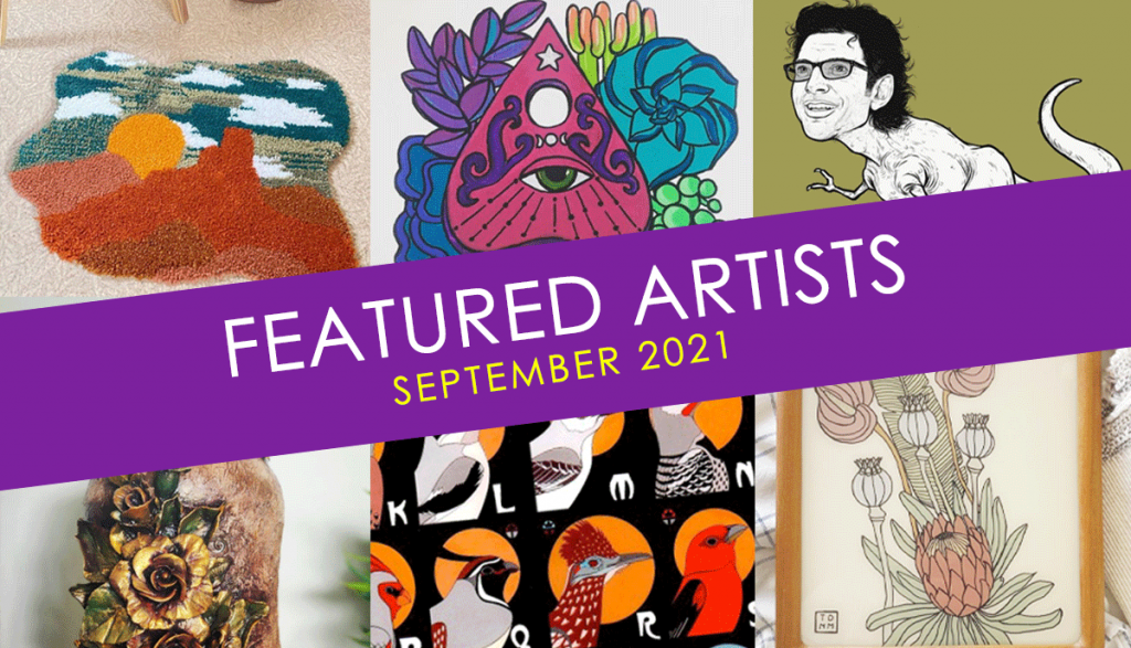 september featured artists at bookmans