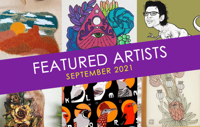 september featured artists at bookmans