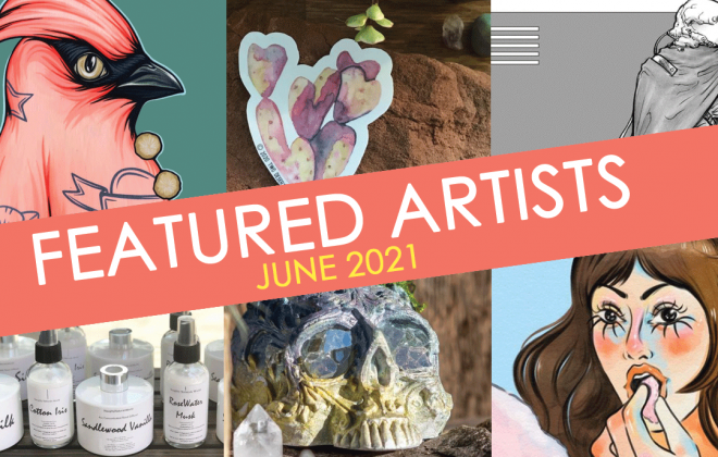 june featured artists at bookmans